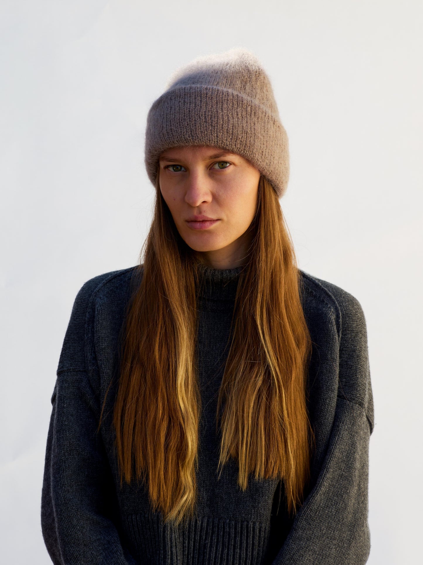 WINTER BEANIE HAT MOCHA