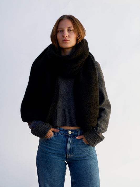 WINTER SCARF BLACK