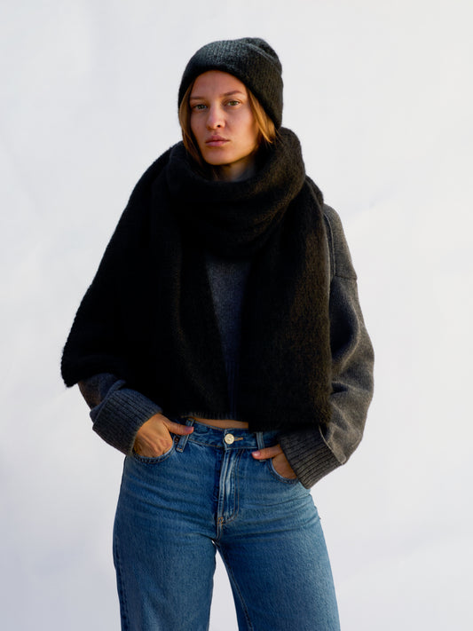 WINTER KIT HAT/SCARF BLACK